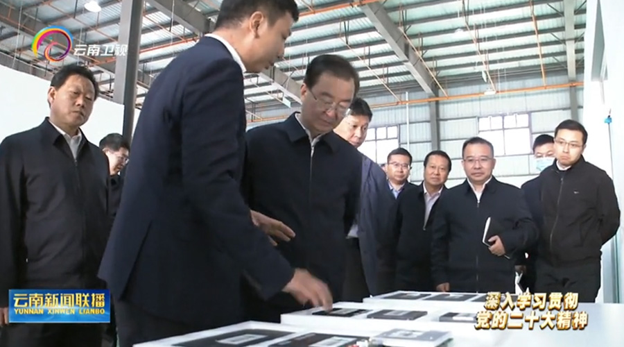 云南省省委书记王宁一行考察姚安XPJ储能装备制造基地